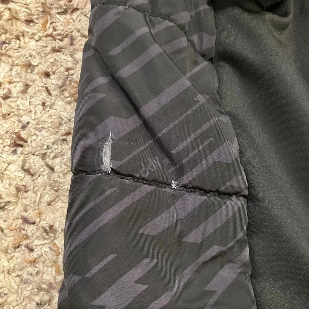 Reddy Dog‎ Reflective Puffer Jacket Insulated Water-Resistant Black Gray XXLarge